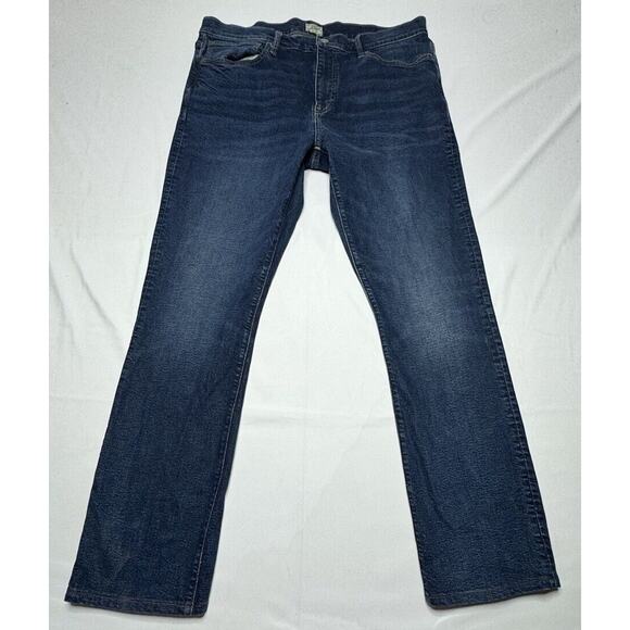 J. Crew Men's Dark Wash Style 770 Tapered Leg Blue Denim Jeans - Size 36x29.5 - Picture 1 of 9